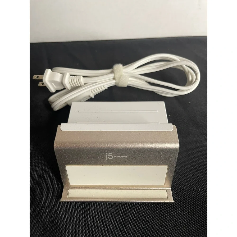 j5create 4-Port USB Type-C Charging Station 60W PD Stand Gold White JUP4275